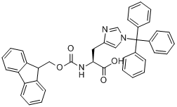 Fmoc-His (Trt) -Oh/N-Fmoc-N'-三苯甲基-L-组氨酸 CAS 109425-51-6